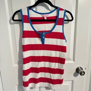 Lily Pulitzer Red and White striped Tank Top